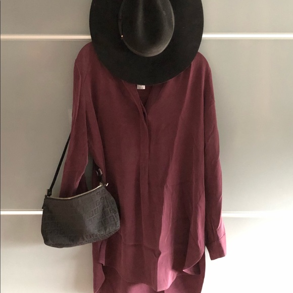 Aritzia Babaton Silk Peverell Tunic Dress - Picture 1 of 8